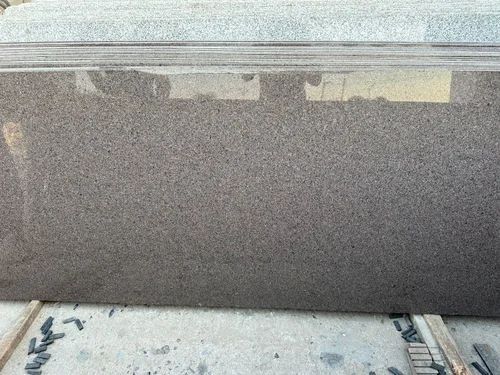 Polished Z Brown Granite Slab