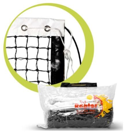 Triple Twisted Tennis Net with Steel Wire
