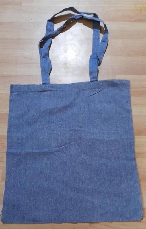 5kg Blue Plain Cotton Carry Bag