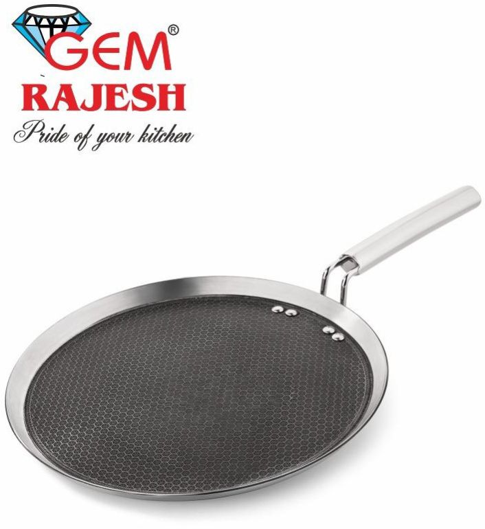 12 Cm Stainless Steel Honeycomb Dosa Tawa