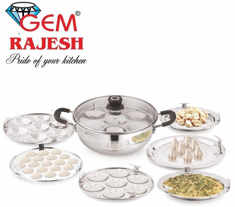 Triply Multi Kadai with Glass Lid