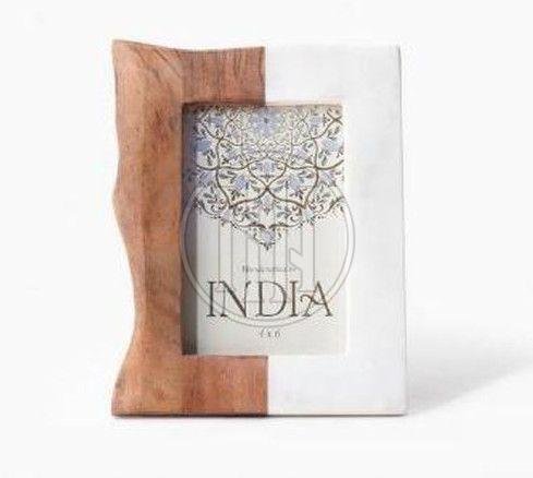 Handcrafted Dual Tone Wood Photo Frame