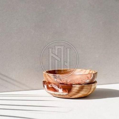 Mottled Resin Decorative Bowl