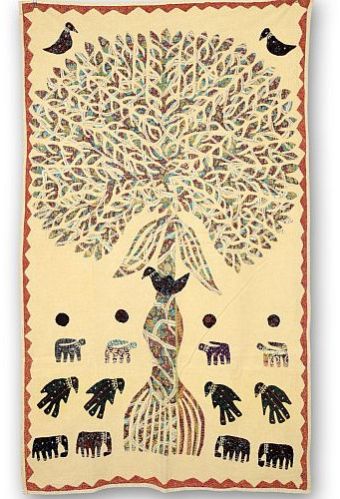 Rectangular Handmade Patch Work Wall Hanging