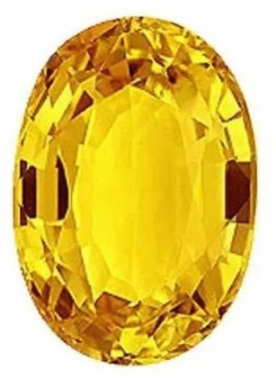 Natural Yellow Sapphire Gemstone for Astrology