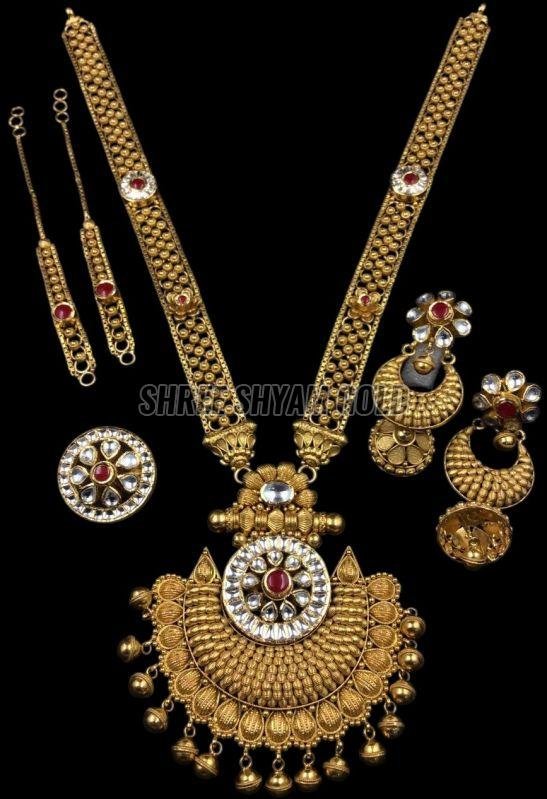 Designer Gold Bridal Wedding Jewelry Set
