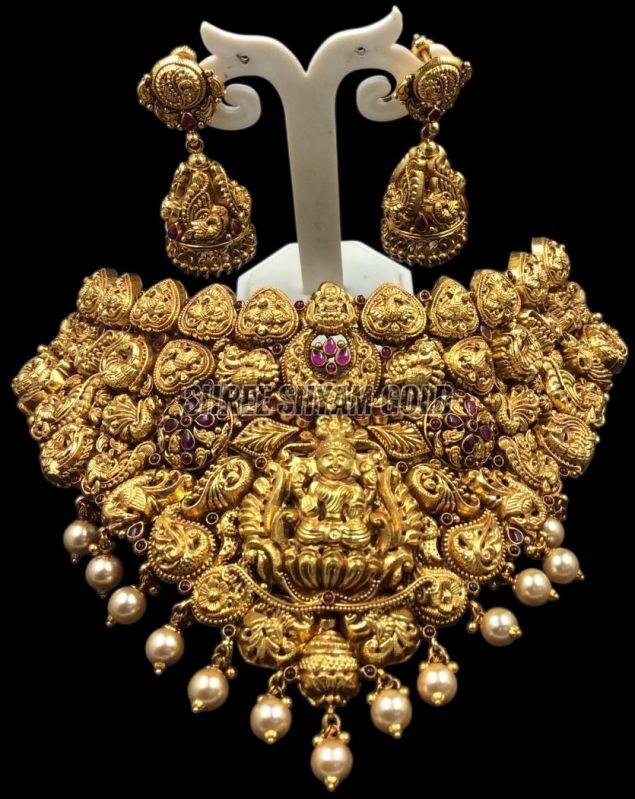 Divya Lakshmi Temple Necklace Set
