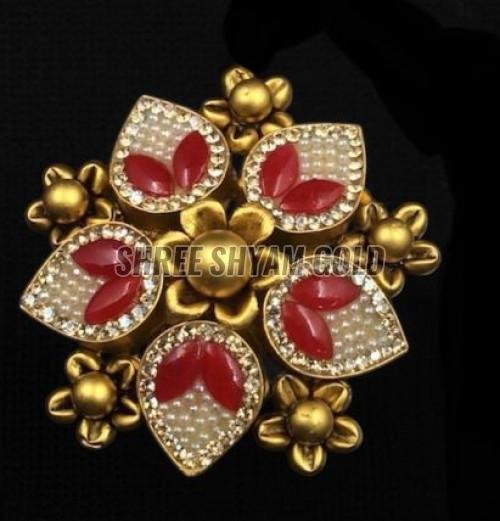 Floral Designer Pure Gold Ring