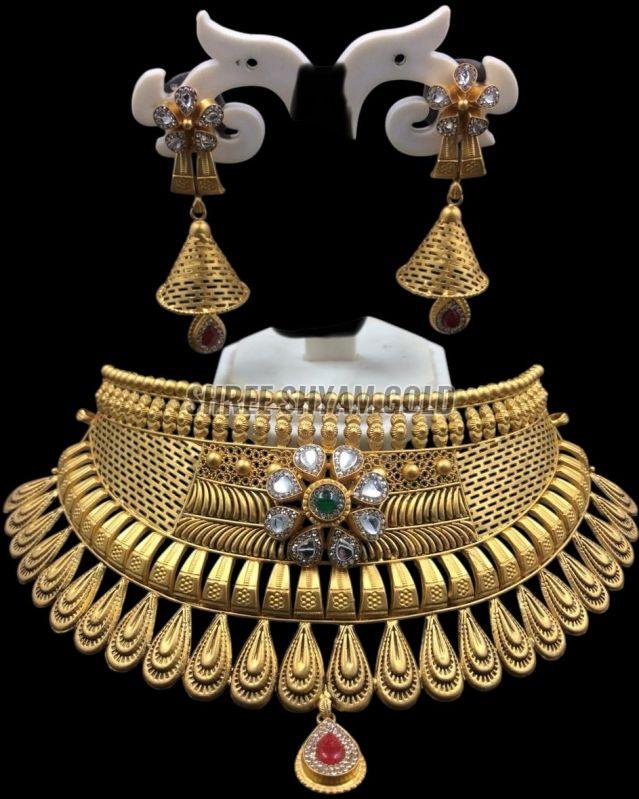 Royal Ethnic Gold Necklace Set