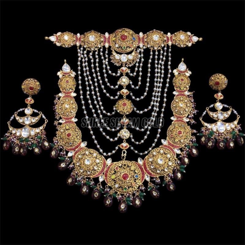 Unique Design Ethnic Bridal Jewelry Set