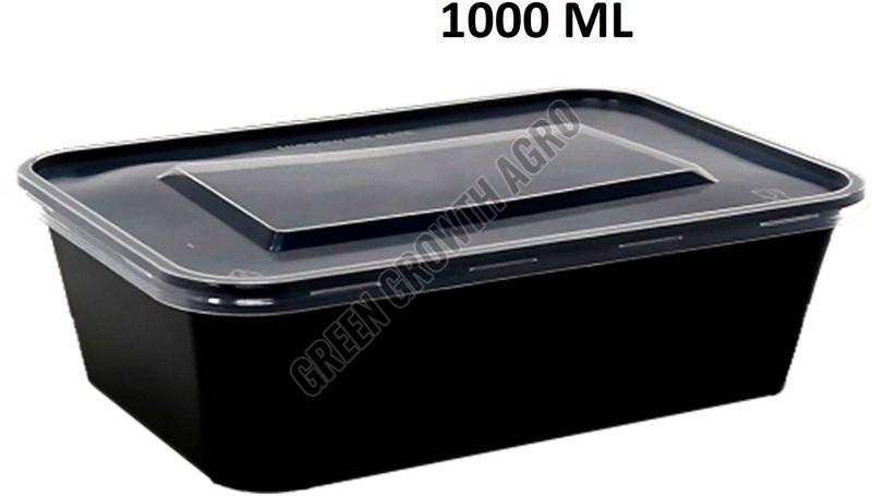 1000ml Rectangular Plastic Food Containers