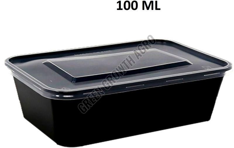 100ml Rectngular Plastic Food Containers