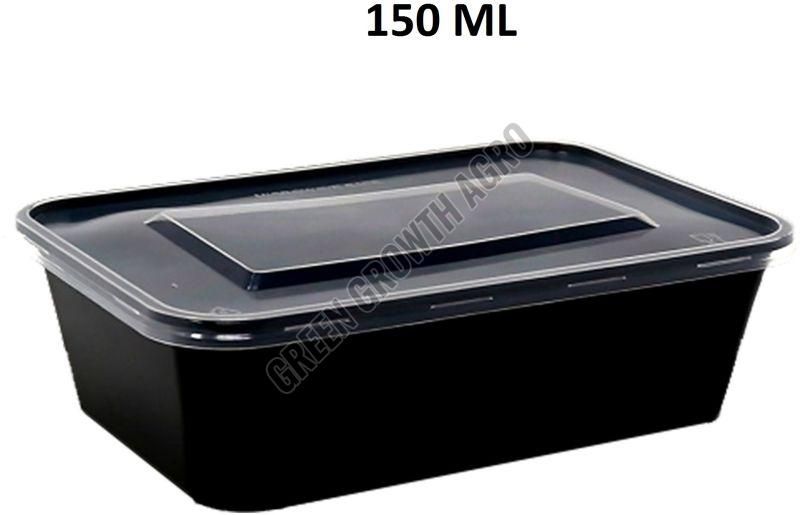 150ml Rectngular Plastic Food Containers