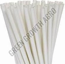 9.5 Inch White Paper Wrapped Straw