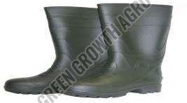 Black High Ankle PU Industrial Shoes