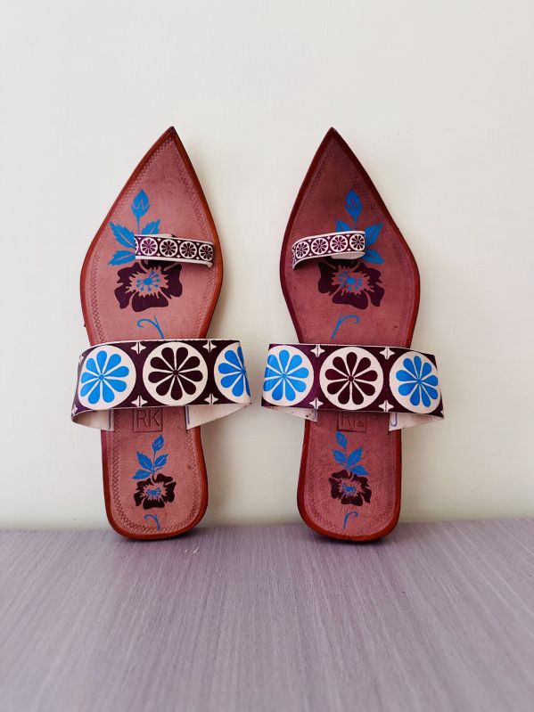 Phool Patti Art Leather Ladies Kolhapuri Slipper