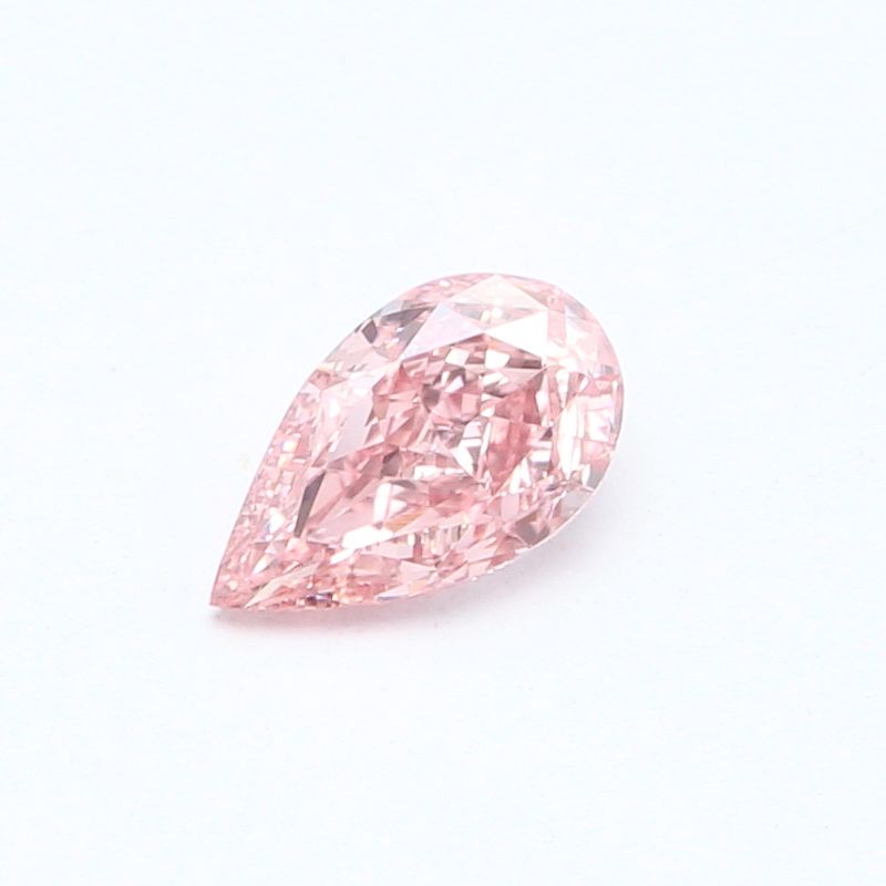 Pink Pear Shaped Diamond