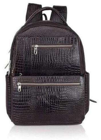 Black Leather Backpack Bags