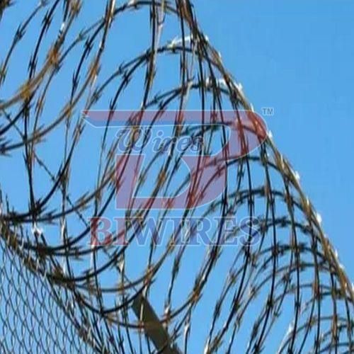 Cross Razor GI Concertina Coil Fencing