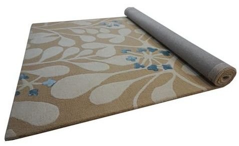 Floral Print Hand Tufted Carpet