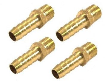 Hexagonal Brass Hose Nipple