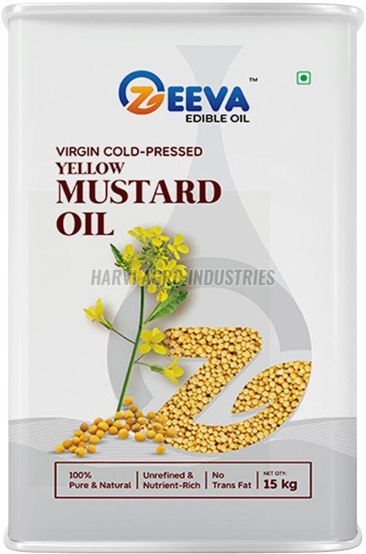 15kg Virgin Cold Pressed Yellow Mustard Oil