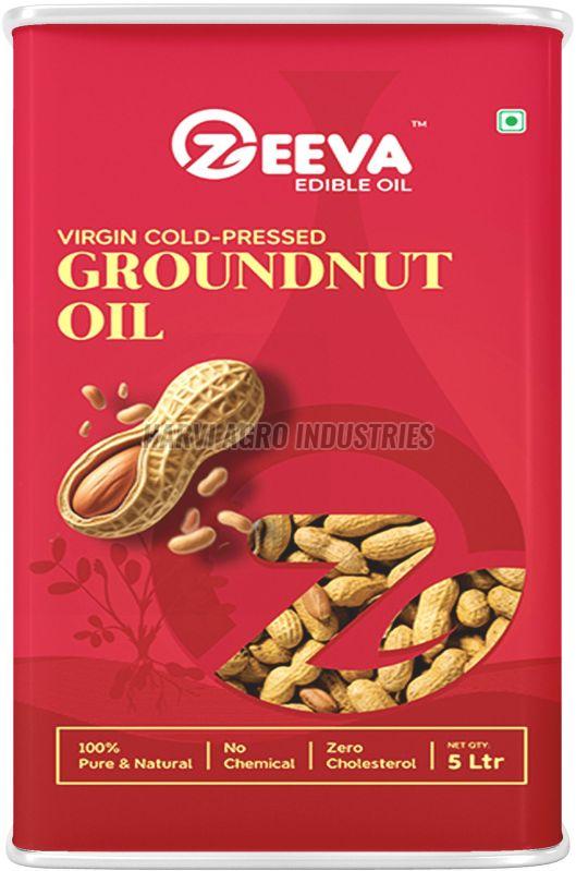 5 Litre Virgin Cold Pressed Groundnut Oil