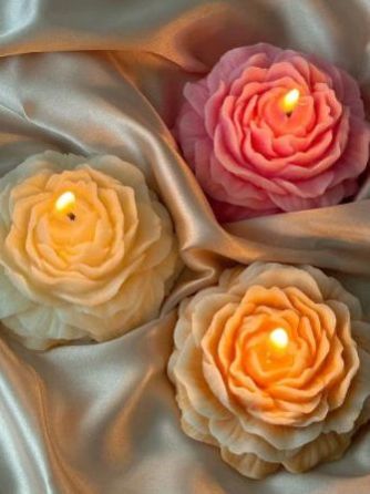 Soy Wax Rose Scented Candle