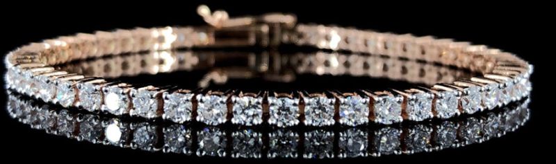 Lab Grown Classy Tennis Diamond Bracelet