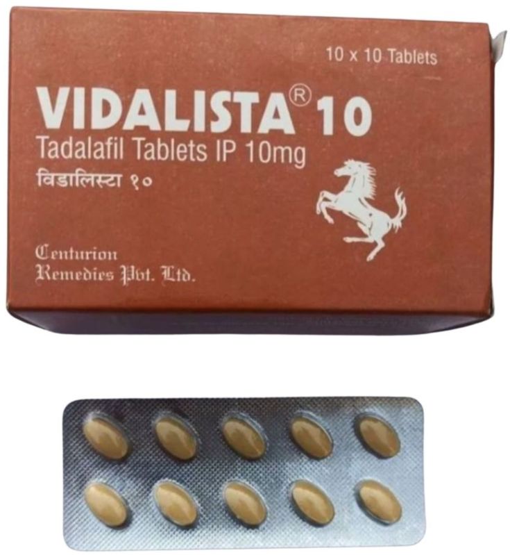 10mg Vidalista Tadalafil Tablets