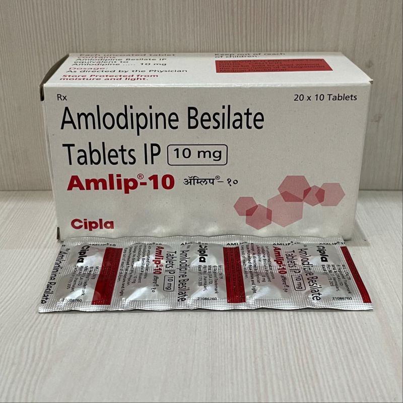 Amlip 10 Amlodipine Besilate Tablets