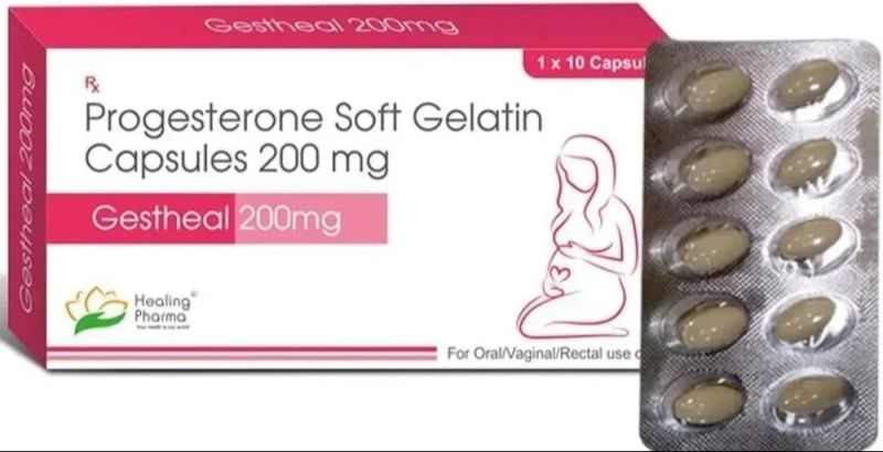Gestheal 200 Progesterone Soft Gelatin Capsules