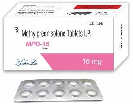 Johnlee Mpd 16 Methylprednisolone Tablets