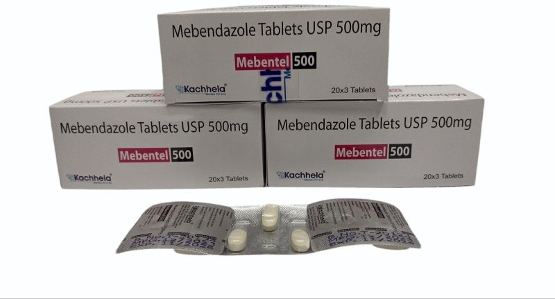 Mebentel 500 Mebendazole Tablet