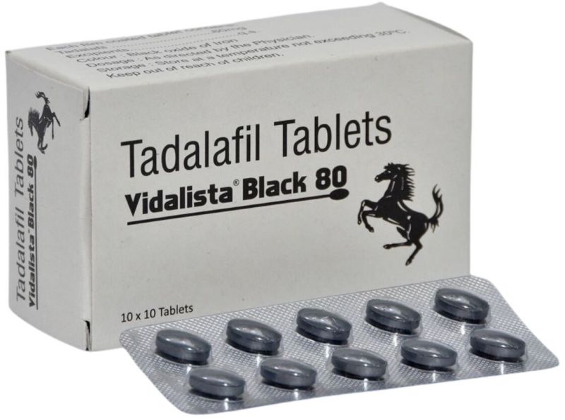 Vidalista Black 80 Tadalafil Tablets