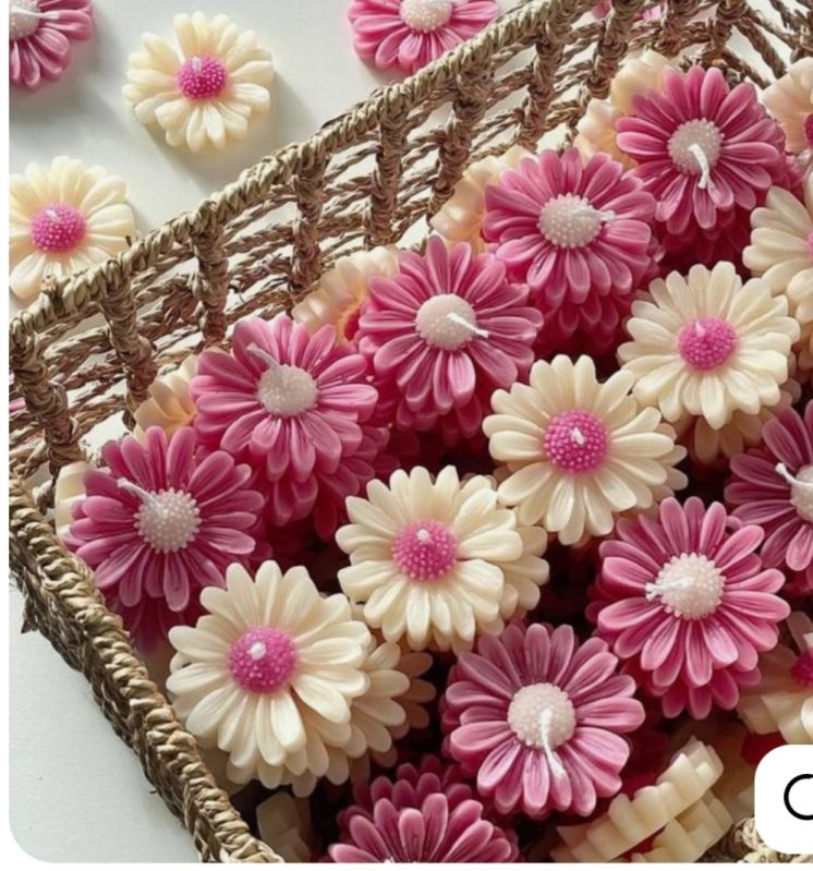 Daisy Flower Floating Scented Candle