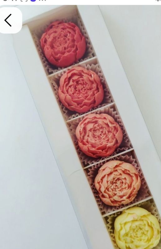 Peony Flower Shaped Scented Candle