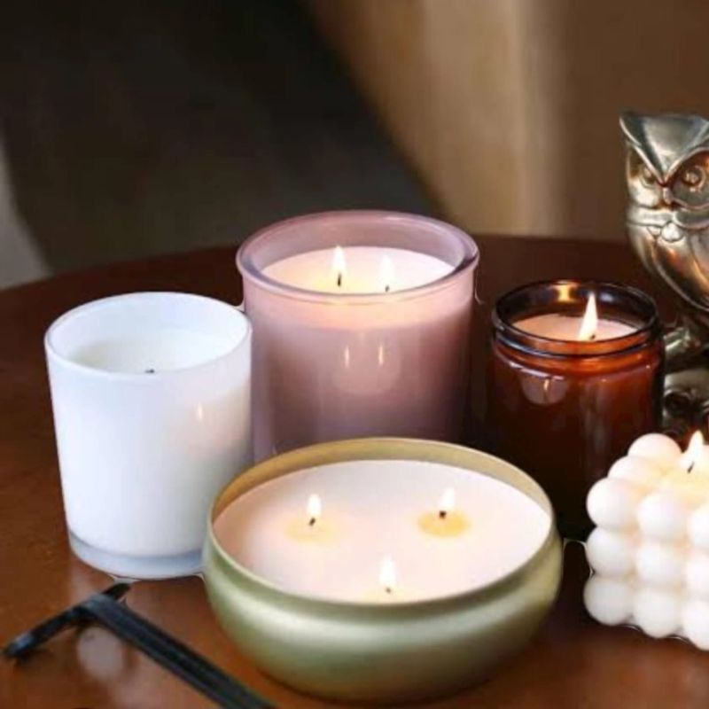 Soy Wax Amber Jar Candle