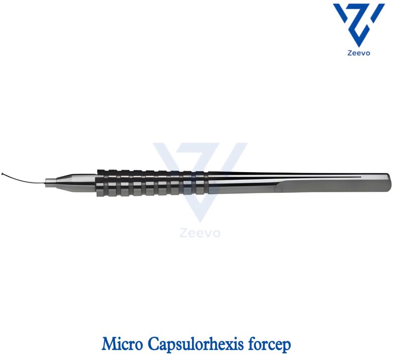 Stainless Steel Micro Capsulorhexis Forceps