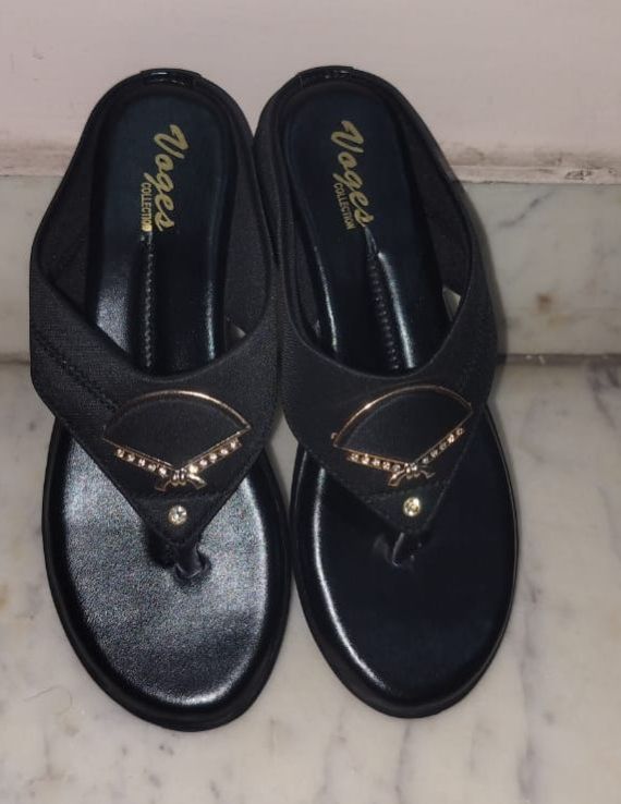 Voges Black Ladies Sandal