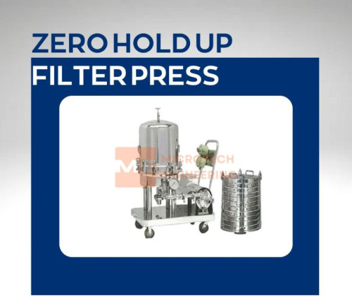 Zero Hold Up Filter Press