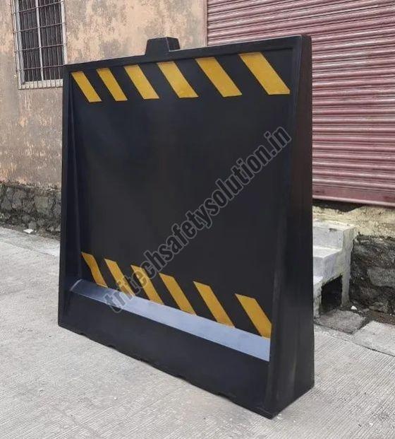 Black Plastic Metro Road Barriers
