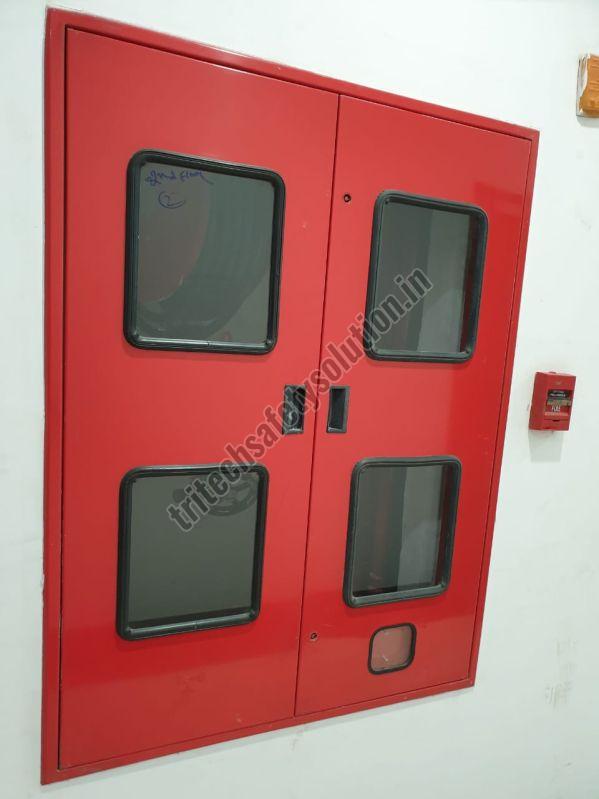 Iron Powder Coated Mild Steel Skin Edge Shaft Door