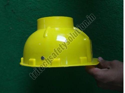 Yellow PVC Industrial Safety Helmet