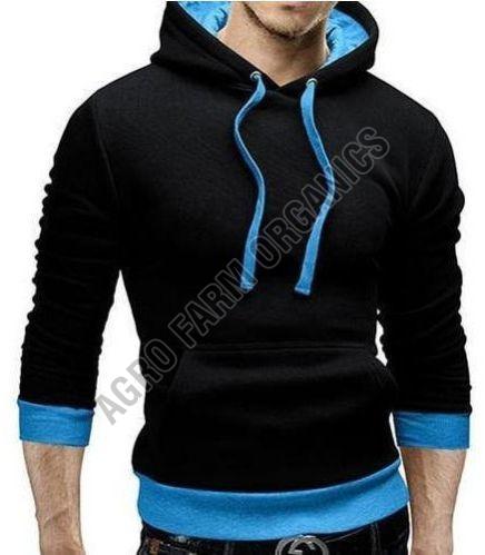 Cotton Hooded Mens Slim Fit Hoodies