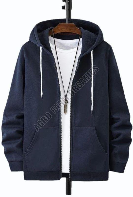Fleece Men Zipper Hoodies