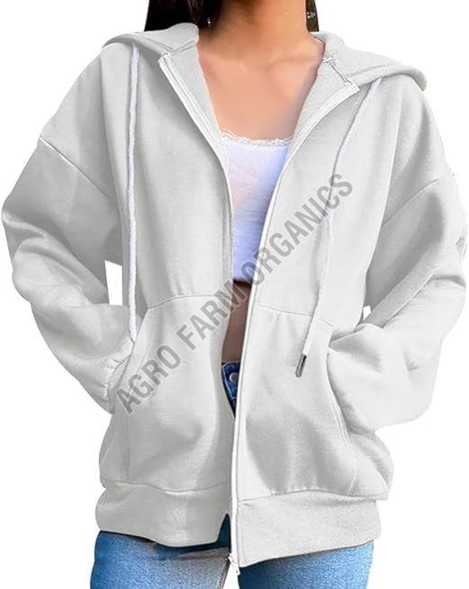 Ladies Fancy Zip Hoodie