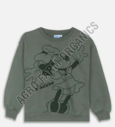 Laides Green Pullover Sweatshirt