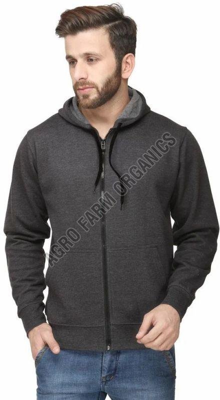 Mens Pullover Hoodie with Zip