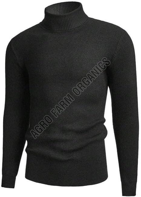 Mens Slim Fit Pullover with Ribbed Cuffs